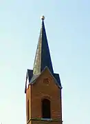 Glockengeschoss der Lutherkirche