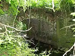 Die östliche Ziegelbogenbrücke auf dem Gut Gülzow.