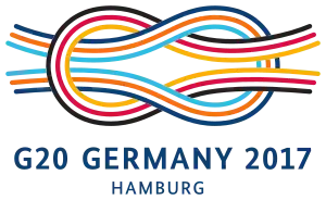 Logo des G20-Gipfels in Hamburg (2017)