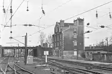 Unter Denkmalschutz stehendes ehemaliges Empfangsgebäude des Bahnhofs an der Grande Ceinture (1984)