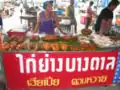 Gai Yang auf dem Alten Markt von Don Wai, Nakhon Pathom