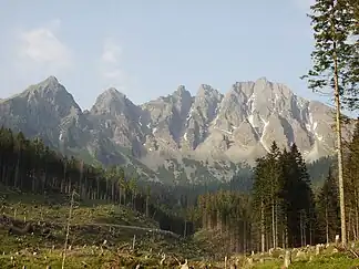 Panorama im Hintertal: Gamskögel