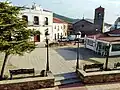 Platz mit Rathaus und Peterskirche