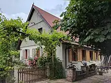 Restauranttrakt des Alten Kohlhofs mit Restaurant „oben“