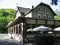 Gasthaus zur Kammerburg, unterhalb der gleichnamigen Burgruine (Ansicht von 2008; geschlossen 2017)