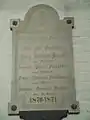 Gedenktafel für die Gefallenen von 1870/71