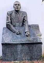 Carl von Ossietzky Gedenktafel, Berlin-Kreuzberg, Blücherstraße 45 (1988)