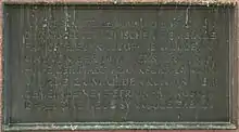 Gedenktafel für die ehemalige Höchster Synagoge