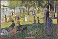 Georges Seurat: Studie zu Ein Sonntagnachmittag auf der Insel La Grande Jatte1884