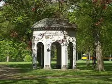 Der Pavillon aus Gerhards Garten im Clara-Zetkin-Park