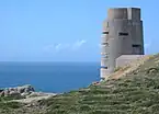 Wachungsturm aus der Zeit der deutschen Besatzung (1940–1945) in Les Landes