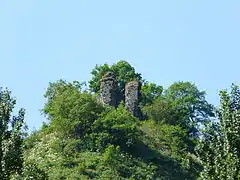 Ruinen des Château Jalou