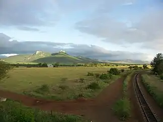 Südliche Ausläufer der Lebomboberge nahe Mkuze in KwaZulu-Natal