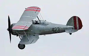 Gloster Gladiator in norwegischen Markierungen