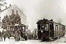 Ein Dampftriebwagen für die Bosnaspur der Niederösterreichischen Landesbahnen, 1907