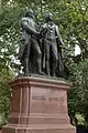 Goethe- und Schiller-Denkmal im Golden Gate Park, San Francisco, 1901 eingeweiht