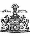 Wappen der Gräfin Golubtzoff, 1833