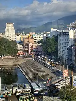 Stadtzentrum von Tirupati und Tirumala Hills