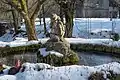 Figurengeziertes Wasserbecken in Grünburg, Schmiedleithen