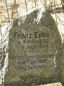 Grab von Wilhelm Franz Epha