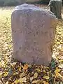 Grabstein auf dem Alten Johannisfriedhof in Leipzig