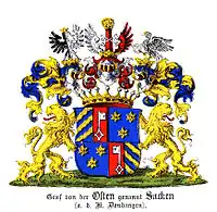 Gräfliches Wappen Osten-Sacken