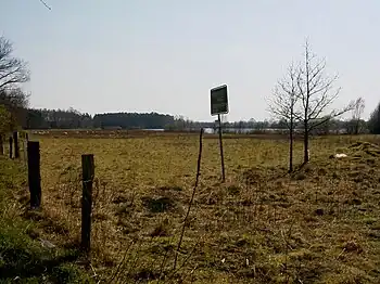 Blick über das Naturschutzgebiet „Grafensteiner See“