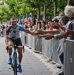 Gautier beim Grand Départder Tour de France 2017 in Düsseldorf