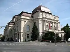 Nordwestansicht der Oper Graz