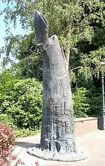 Bonifatius Stirnberg: Gregorstatue in Aachen-Burtscheid