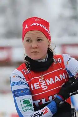 Grete Gaim in Hochfilzen 2012