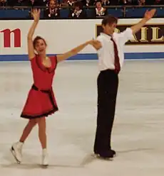 Jewgeni Platow und Oxana Grischtschuk bei der Europameisterschaft 1994 in Kopenhagen