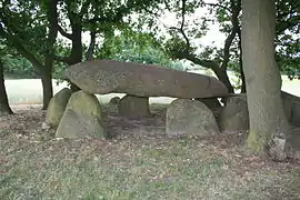 Der nördliche Teil der Grabkammer, Blick von Westen