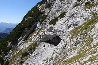 Portal der Grubstein-Eishöhle