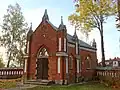 Kapelle auf dem Kirchhof von Gruzdžiai