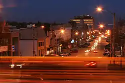 Downtown Guelph, abends