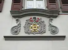 Wappen des Komtur von Buseck