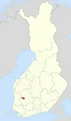 Lage von Hämeenkyrö in Finnland