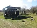 Rasthütte beim Oxer auf dem Stiftungsland Schäferhaus