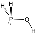 Strukturformel von Phosphiniger Säure