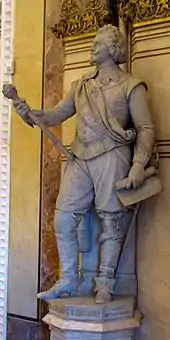 Statue des Comte de Bucquoy im HGM