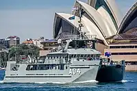 HMAS Benalla im Oktober 2013