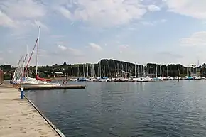 Segelhafen Ramsberg im August 2010