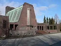 Krematorium auf dem Friedhof Hamburg-Ohlsdorf