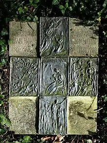 Hans Büchenbacher-Hamilton (1887–1977) Philosoph und Anthroposoph, Grab auf dem Friedhof Bromhübel in Arlesheim, Basel-Land