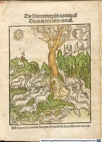 Hans Sachs – Wittembergisch Nachtigall 1525