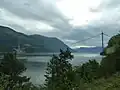 Hardangerbrücke im Bau, August 2012