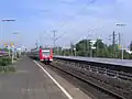 Bahnsteige während des Umbaus (Blick nach Osten)