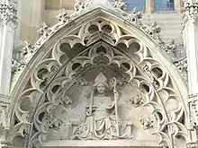 St. Kilian am mittleren Südportal der Kilianskirche Heilbronn