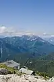 Blick vom Heimgarten, im Vordergrund die Heimgartenhütte